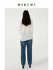 HIDEMI进口甄选高捻纱堆堆领一字肩多穿式薄针织上衣 商品缩略图6