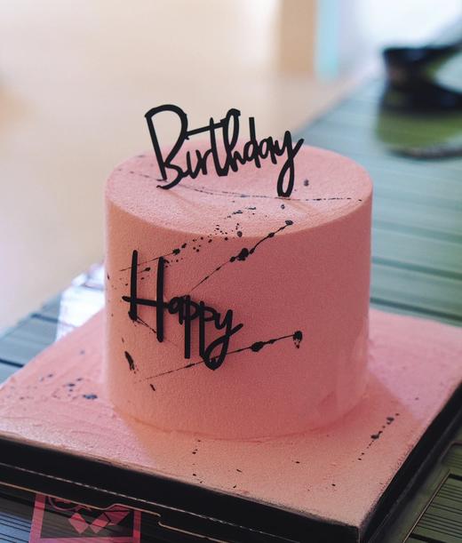 粉色泼墨蛋糕 商品图0