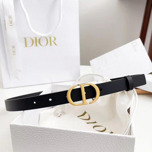 迪家女款复古做旧五金款腰带2cm金扣 商品图5