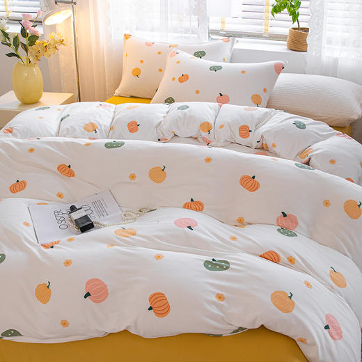 开春新品！【西域楼兰•有氧针织棉四件套】云端般的睡眠体验 面料亲肤软糯 吸湿透气 高颜值耐看 商品图2