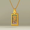 热卖中！！布达拉宫·小唐卡黄财神吊坠项链(含999足金10mg) 商品缩略图1