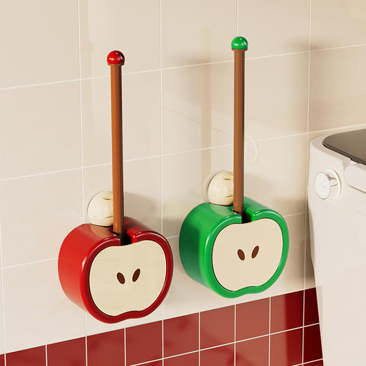 摩登主妇吸盘马桶刷家用无死角洗厕所神器壁挂专用卫生间洁厕刷子 商品图0