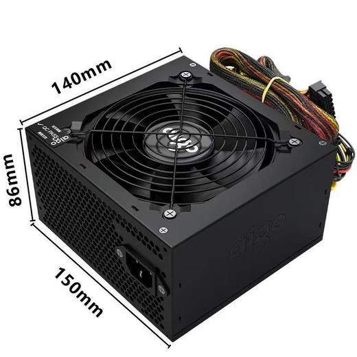 [JY]爱国者 aigo 电源 650DK 额定500W台式机电脑电源 商品图1