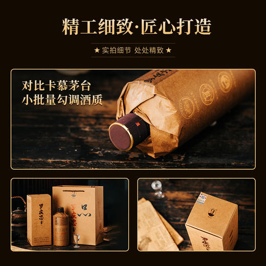 【茅台辉煌50年特殊贡献表彰·罗庆忠】罗庆忠酒·品评级1965 酱香型白酒 53%vol 商品图5