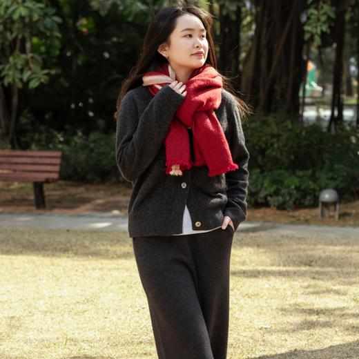 菜菜家羊绒羊毛披肩|非遗匠人手织！又柔又暖 商品图4