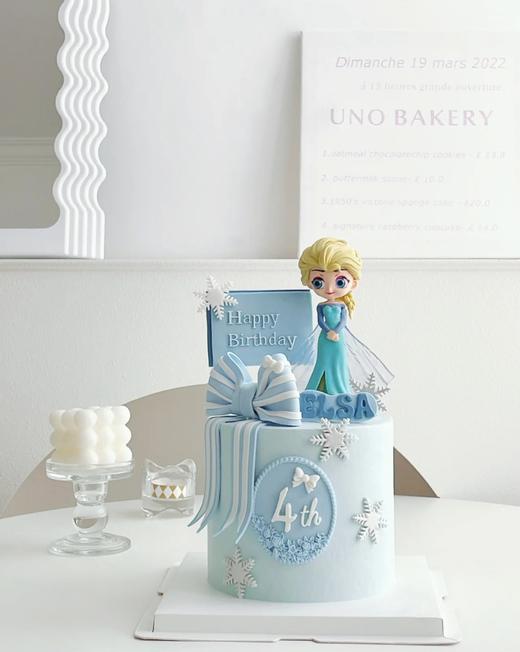 冰雪奇缘艾莎公主蛋糕 商品图0