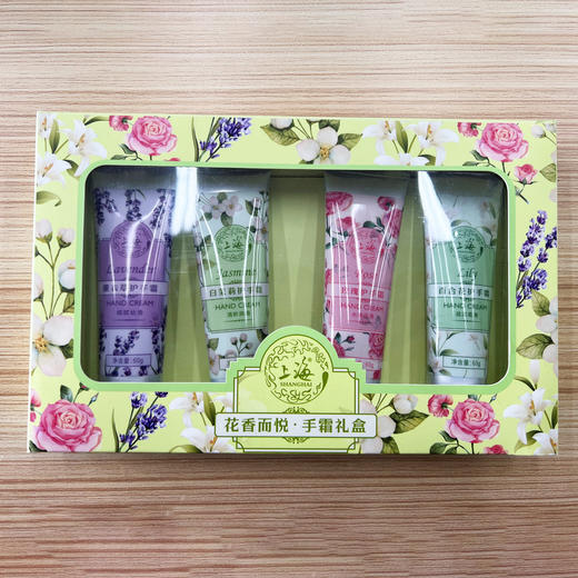 上海花香而悦手霜礼盒60g*4 商品图2
