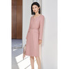 剩S/M/L/XL 米思阳2026春季新款时尚通勤粉色连衣裙改良式西装正装裙子女5365 商品缩略图2