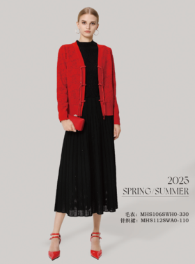 马天奴2025春新款针织毛衫 MHS106SWH0