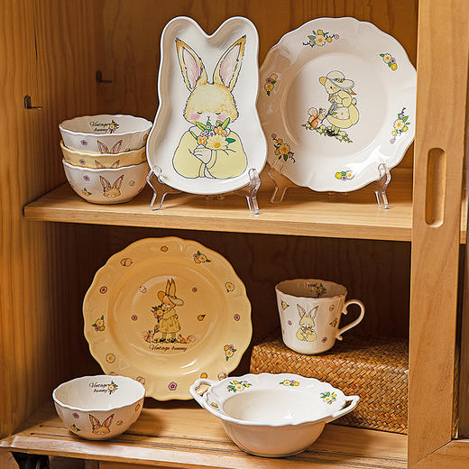 摩登主妇赫拉兔餐具套装碗碟盘乔迁新居新婚结婚闺蜜生日礼物女生 商品图4