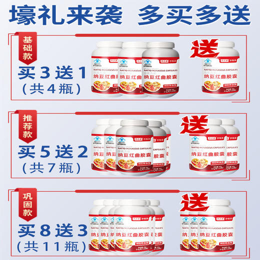 洛达康 官方旗舰店正品 洛达康纳豆红曲胶囊 推荐套装更划算 商品图4
