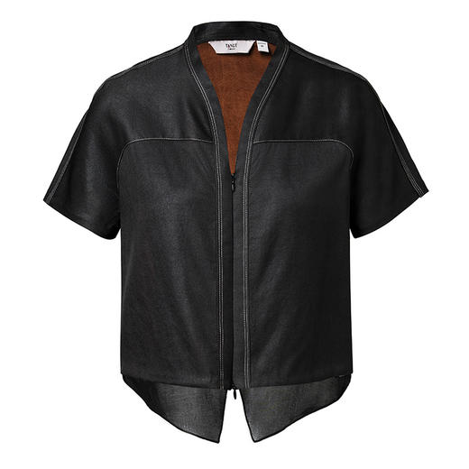 TANGY Collection/2025天意精品春季新品中国风女士莨绸外套 商品图4