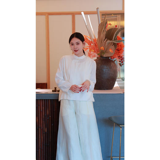 【抖音专属】暖苏•新中式上衣（25710010-报春-结缘款） 商品图3