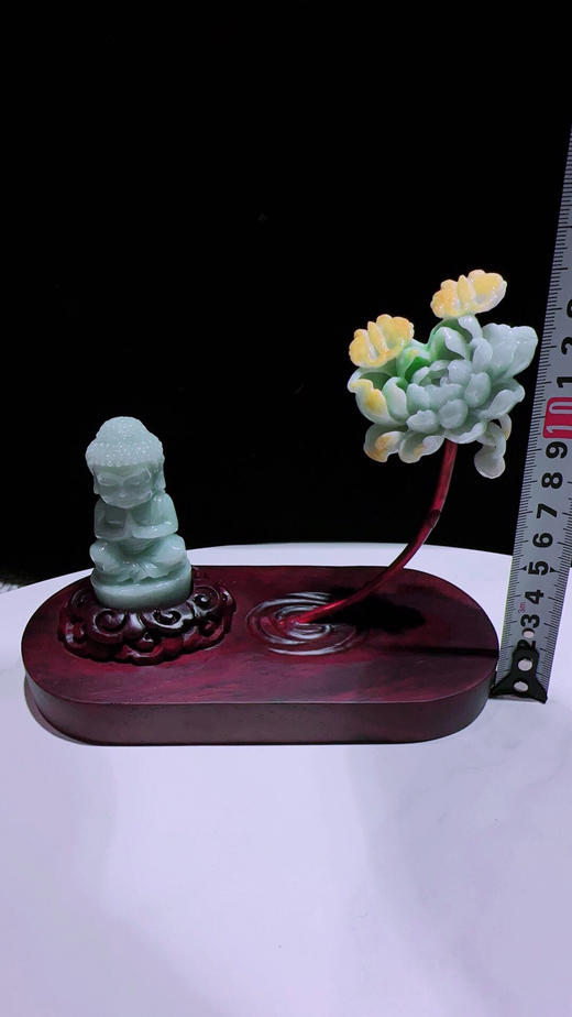 620806翡翠摆件【佛祖心中 宝宝佛】 商品图2