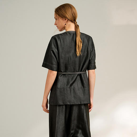 TANGY Collection/2025天意精品春季新品中国风女士三穿莨绸外套 商品图2