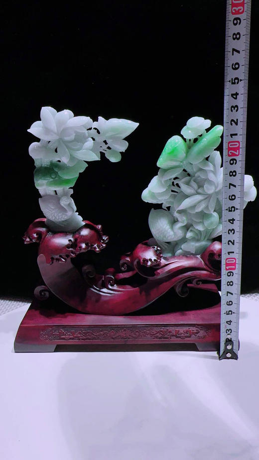 620807翡翠摆件【和和美美】 商品图1