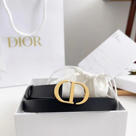 迪家女款复古做旧五金款腰带2cm金扣 商品图0