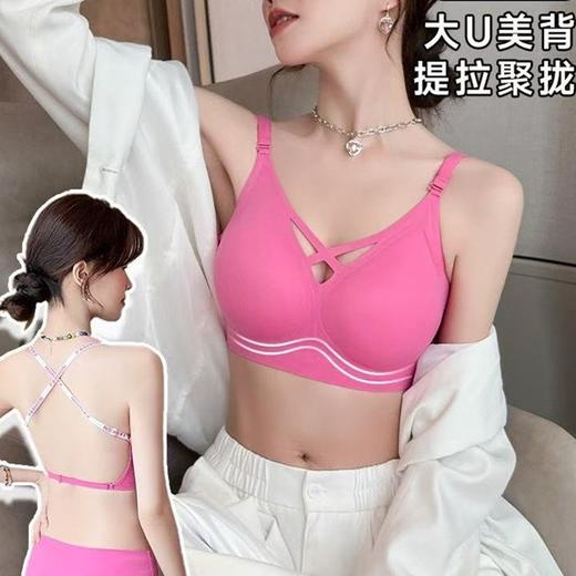 聚拢内衣女小胸显大无钢圈提拉上托收副乳防下垂美背性感无痕文胸2025新款小红书爆款 商品图0