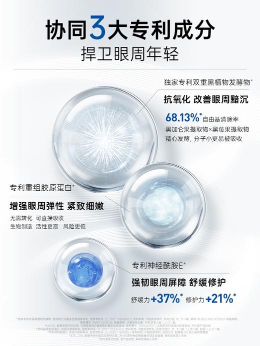 膜法世家逆时空二裂酵母亮润淡纹眼膜 商品图2