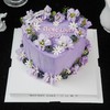 紫罗兰|紫色浪漫蛋糕（心形）【B4993】 商品缩略图1