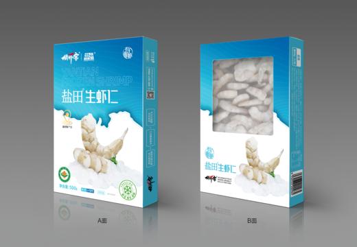 有机盐田鲜虾仁500g/盒*3 商品图1