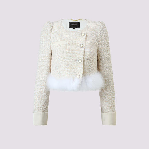 设计师复古宫廷小香风外套粗花呢短款气质秋冬(货号:MF85JA503R0003) 商品图0