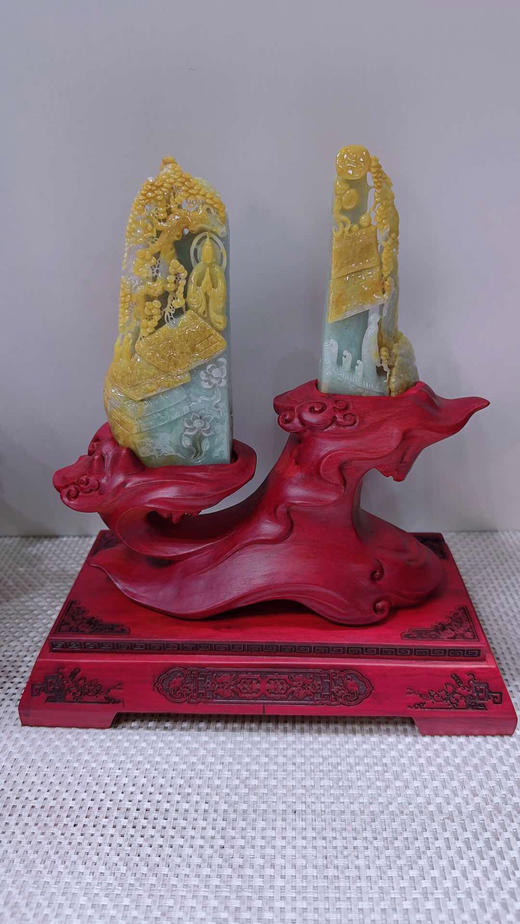 620810翡翠摆件（万佛朝宗】 商品图4