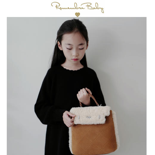 现货 / NIGHTFALL | 亲子款 康赛妮 璀璨黑花瓣感闪闪羊绒裙 商品图0