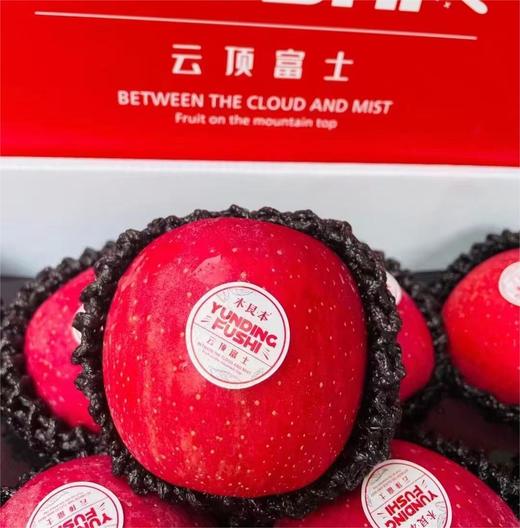 木艮本 小红箱云顶富士苹果12头约6.5斤  | 精品水果礼盒 商品图1