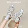 ZHR则则透气网面厚底老爹鞋女2024新款秋季百搭休闲运动鞋增高鞋 商品缩略图6