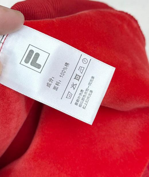 FILA斐乐黑金新年主题银狐绒圆领卫衣休闲情侣款  顶级版本 商品图4