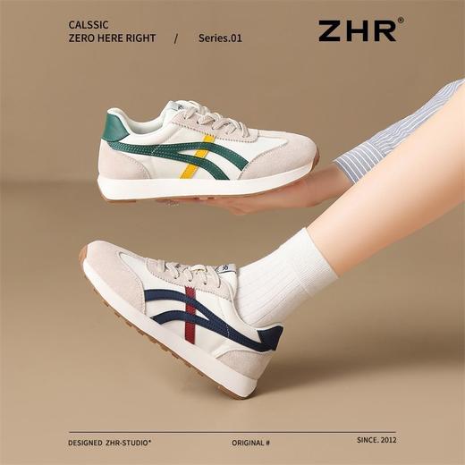 ZHR则则新款2025春季超轻软底运动休闲鞋ins百搭网红阿甘鞋女真皮 商品图5