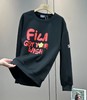 FILA斐乐黑金新年主题银狐绒圆领卫衣休闲情侣款  顶级版本 商品缩略图2