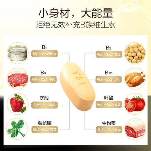 养生堂B族维生素片180片 商品图4