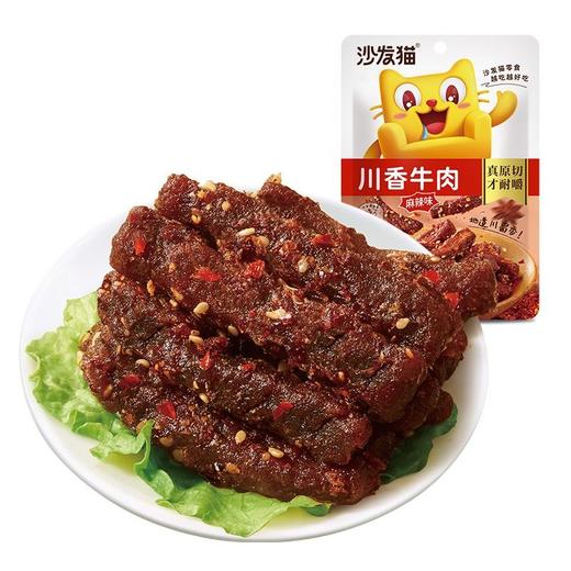 沙发猫 麻辣味川香牛肉 60g/袋 商品图0