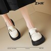 ZHR则则蝴蝶乐福鞋女2025春新款百搭小英伦厚底单鞋一脚蹬小皮鞋 商品缩略图6