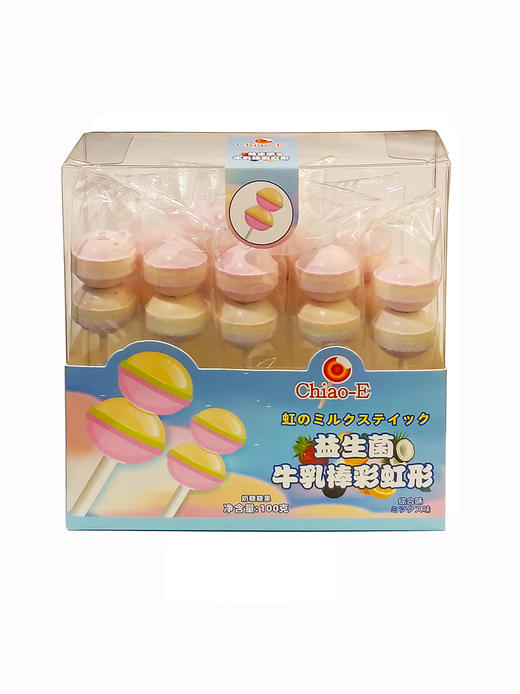 100g巧益益生菌牛乳棒棒糖 商品图0