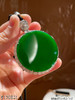 老坑艳绿圆牌吊坠【5170301】具体价格微信咨询 商品缩略图1