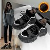 ZHR则则加绒保暖厚底增高鞋女2024春季新款高帮运动休闲鞋女鞋子 商品缩略图3