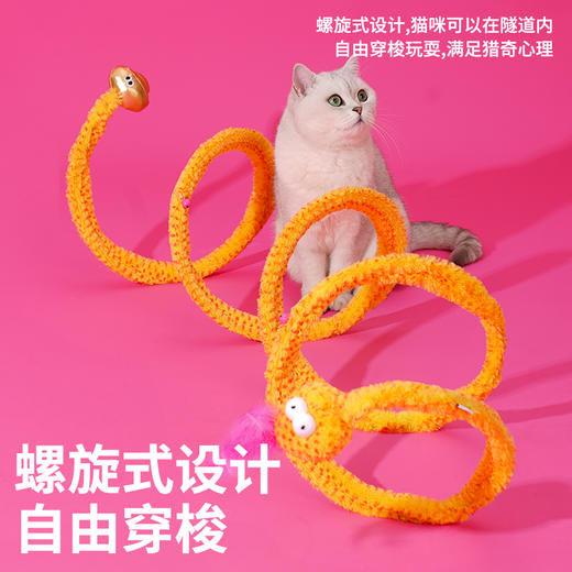 zeze蛇来运转宠物隧道玩具-B （包邮） 商品图4