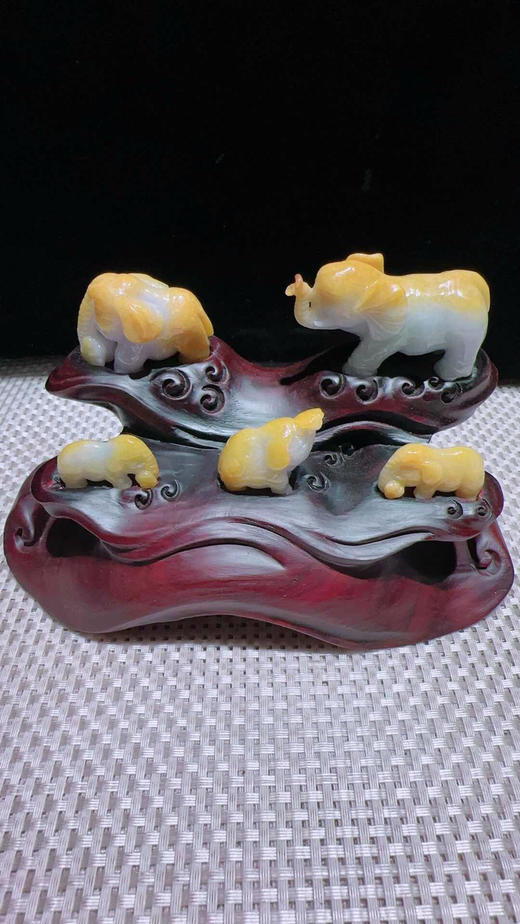 620814翡翠摆件【富贵吉祥】 商品图5