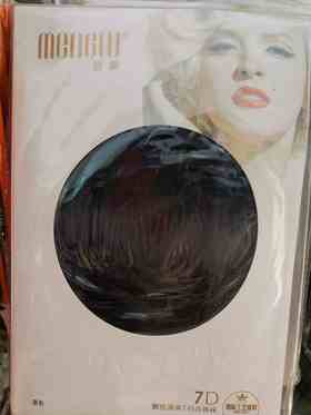 梦露   6503爆款T裆加裆精装超薄包芯丝连裤袜黑色【T裆】 均码 待处理