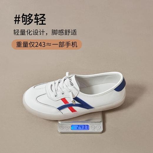 ZHR则则平底小白鞋女春季新款透气学生百搭高颜值运动休闲鞋 商品图5