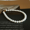 【天然正品】AU750黄金镶天然约5.8MM白色珍珠手链020125NJM12 现售价：980特价 商品缩略图2