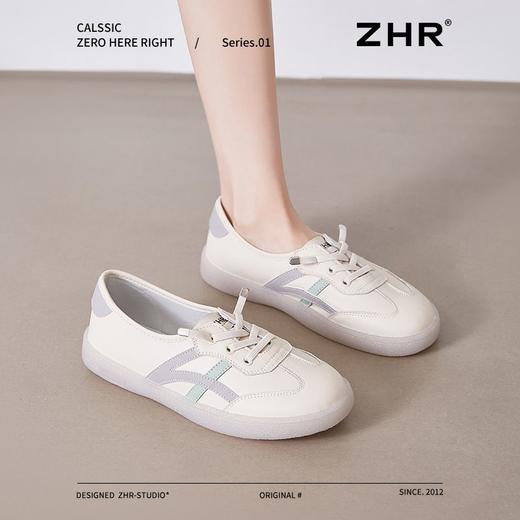 ZHR则则平底小白鞋女春季新款透气学生百搭高颜值运动休闲鞋 商品图8