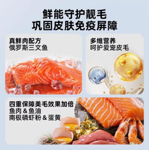 鲜能说sod全价美毛猫粮防掉毛美毛猫咪成幼猫美毛亮毛猫粮1.5kg 商品图1