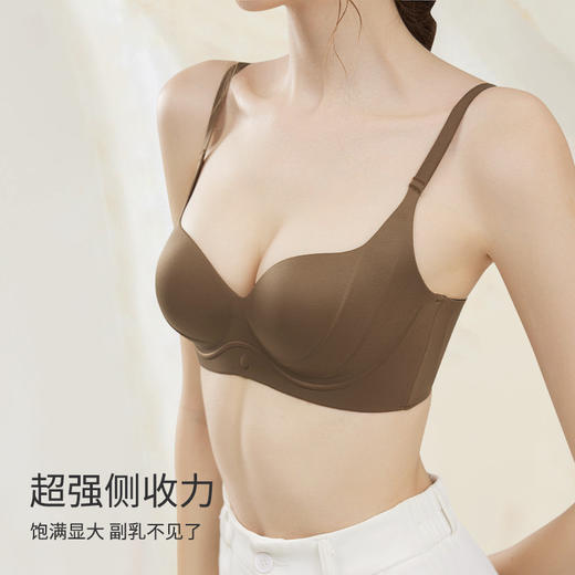 【79元/2件】小胸聚拢无钢圈无痕内衣 圆圆杯上托收副乳舒适性感美背文胸 商品图1