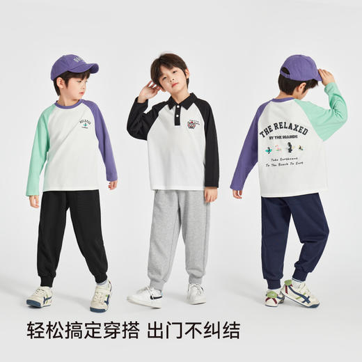 【团购价49.9】多多家男童运动裤卫裤2025新款春秋款儿童中大童洋气休闲裤子春装10286 商品图1