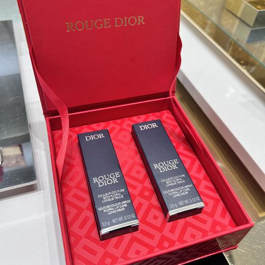 【1F】DIOR迪奥爆款【新品】烈焰蓝金唇膏限量礼盒（色号任选） 商品图3
