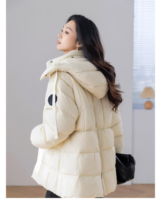 （艺术家联名）火桐hooton 2024新款 90白鹅绒羽绒夹克外套WT9752 商品图1